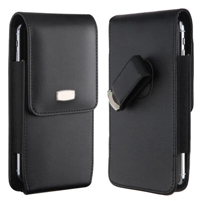 Funda protectora de cuero con clip para cinturón giratoria para teléfono para Samsung Galaxy S25/S24/S23 Foto 1 de 4