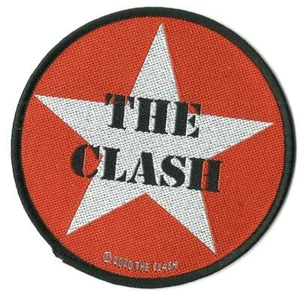 CLASH military logo - circular 2020 WOVEN SEW ON PATCH official merchandise - Picture 1 of 3
