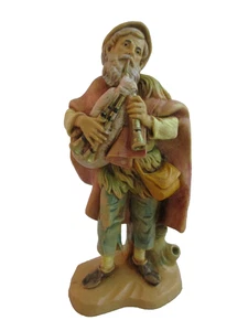 1993 Fantanini Nativity Figure Josiah the Bagpiper Signed Simonetti 5 Inch Italy - Picture 1 of 7
