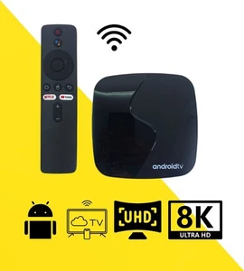 TV Box Android UHD Smart Box Mini WiFi 8K Quad Core Full HD 8Gb Ram 64Gb Rom - Foto 1 di 10
