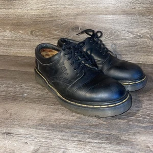 Dr. Martens 8053 Collared 5-Eye Black Oxford Quad Shoes US 6 UK5 Made In England - Picture 1 of 13