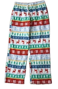 Holiday Time Kid's Sleep Pants XL (14-16) Fairway Green Holiday Themed - Picture 1 of 3