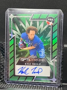Kyle Troup 2025 Leaf Eclectic PBA - Optichrome / Auto - Green #5/5 - Bild 1 von 2