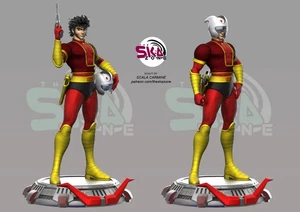 FAN ART ACTION FIGURES NON DIPINTO KOJI KABUTO MAZINGA Z MAZINGER COSTUM - Picture 1 of 3