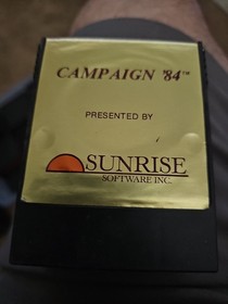 🔥Campaign &lsquo;84 (ColecoVision) Cart *RARE* Sunrise Silver