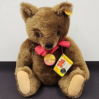 Oso de peluche Steiff Alemania original peluche marrón Foto 1 de 4