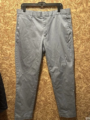 Pantalones chinos Banana Republic ajuste manipulado pantalones azul claro talla 36 X 32 Foto 1 de 4