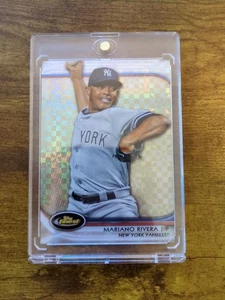 2012 Topps Finest Xfractor #42 Mariano Rivera Yankees HOF QTY - Picture 1 of 2
