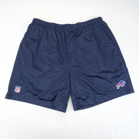 Reebok Official Onfield NFL Blue Mesh Shorts Sz 2XL Buffalo Bills Vintage Retro Cover