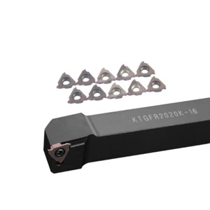 KTGFR 2020K16 Turning Tool Shallow Slot Groove Cutting Holder + 10Pcs TGF32R090 - Picture 1 of 4