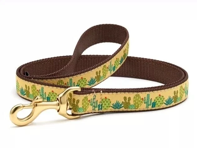 Up Country Dog Leash, Succulents, Made In USA 4 Foot 5/8" or 1" wide Lead - Image 1 of 1