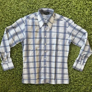 NOS medium JC Pennys Butterfly point Collar button long sleeve shirt tapered 70s - Picture 1 of 6