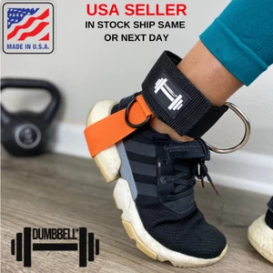 Ankle Straps Exercises Machine Home Gym Glute (3 D-ring) - Picture 1 of 6