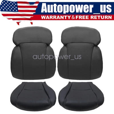 For Lexus GS300 350 460 2006-2011 Front Bottom & Top Leather Seat Cover Black Foto 1 de 4