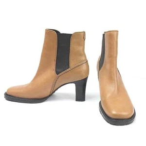 Cole Haan Darby Amber Leather D13237 Vibram Sole Women's 6.5 B Elastic Gore - Picture 1 of 9