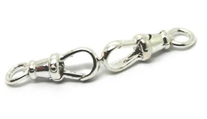 Genuino Nuevo 2 X Broche Giratorio Albert Plata Esterlina 19 mm - Publicación Gratis en oz - Imagen 1 de 12