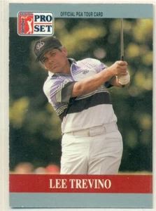 PROMO CARD - PROTOTYPE - PGA TOUR CARD - PRO SET - LEE TREVINO - 1990 - GOLF - Picture 1 of 2