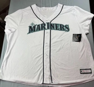 General Merchandise Top Women 2X White Mesh Seattle Mariners Rodriguez 44 Sporty - Picture 1 of 11