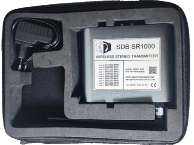 1x SDB SR1000 Wireless Stereo Transmitter - Silent Disco Box Neu inkl. Netzteil - Bild 1 von 4