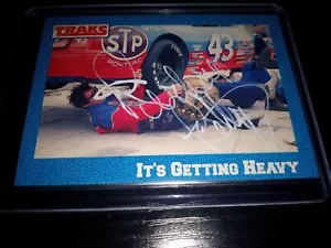 1991 Traks Card #32 "It's getting heavy" Richard Petty autographed card - Picture 1 of 1