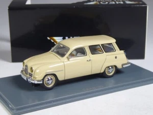 (KI-06-38) Neo Scale Models 43012 Saab 95 Kombi hellbeige in 1:43 in OVP - Bild 1 von 2