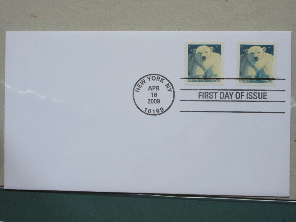 2009 Polor Bears FDC First Day Cover - Post Office Issue in Original Package - Image 1 of 1
