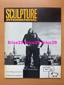 John Lennon & Yoko Ono Sculpture International Magazine Oct. 1969 Vol.￼ 3 No. 1