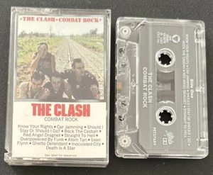 The Clash Combat Rock Cassette Tape Should I Stay Or Go Rock The Casbah PET37689 - Picture 1 of 10