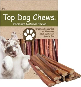 Thick 12 Inch Bully Sticks, 100% Natural Beef, Free Range, Grass Fed, High Pr... - Picture 1 of 7