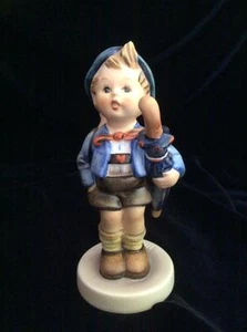 Vintage Hummel Figurine, Home from Market (Pig, Basket), TMK-6, Missing Bee Mark - Picture 1 of 5