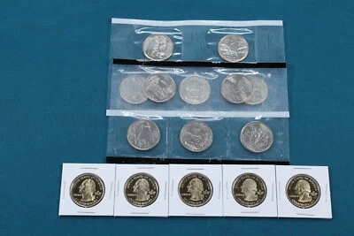 2003 State Quarter PDS Set  Proofs with BU P&D! 15 Coins! IL AL ME MO AR! M625 - Image 1 of 3