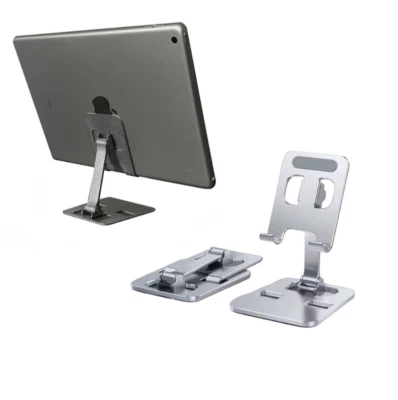 Tablet Halterung Ständer Universal Halter Tablet iPad Handy Tisch Aluminium - Bild 1 von 4