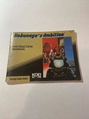 Nobunaga's Ambition (Nintendo NES)  manual Only - Image 1 of 2