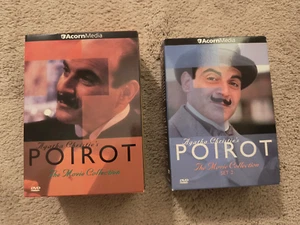 Agatha Christie's Poirot The Movie Collection Set 1 and 2 Incl 9 DVDs 927 min - Imagen 1 de 5