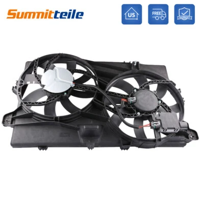 AC Dual Radiator Cooling Fan Assembly For 2007-2015 Ford Edge Lincoln MKX 621392 - Image 1 of 4