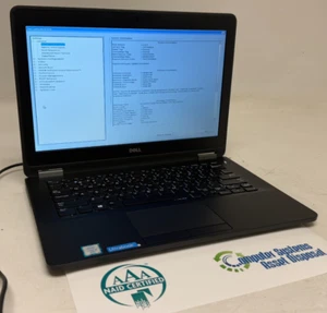Dell Latitude E7270 12.5" (i5-6300u 2.40GHz - 16GB RAM - 256GB SSD - Win11Pro) - Picture 1 of 8
