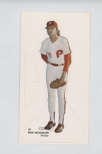 1974 Johnny Pro Philadelphia Phillies Stand-Ups Ron Schueler #37