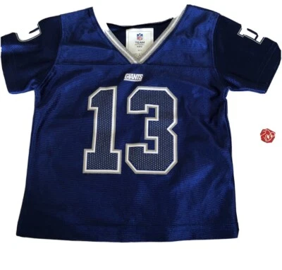 Camiseta de fútbol americano NFL para niñas azul New York Giants Odell Beckham Jr #13 talla 18 meses Foto 1 de 4