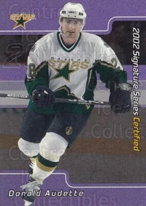 2001-02 BAP Signature Series Certified 50 #11 Donald Audette - Picture 1 of 1
