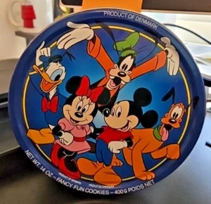 Lata de galletas vintage Disney Mickey Mouse and Friends de Dinamarca. - Imagen 1 de 5