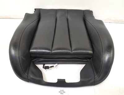 ✅ Cojín inferior cuero negro asiento conductor delantero convertible OEM BMW F83 M4 * Foto 1 de 4