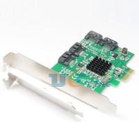 PCI-E PCI Express 1x to 4-Port SATA 3.0 III 6G Converter Controller Card Adapter
