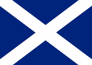 Scotland Flag St Andrew's Cross Saltire Decal Vinyl Sticker A Size Large & Small - Picture 1 of 1
