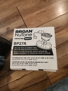 BP27R Broan Nautilus Vent Bath Fan Motor for 662 668 678 99080404 50N2 - Picture 1 of 2