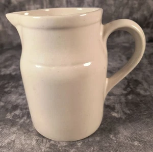 Vintage Grespots Digoin Cream Ceramic Pitcher Milk Jug France - Picture 1 of 4