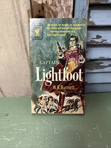 W.R. Burnett, "Captain Lightfoot," 1955, Bantam A1331, VG, 1st - Picture 1 of 5