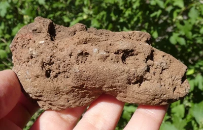 Bombe Volcanique Auvergne 9x4cm France minéral collection roche pierre reiki - Photo 1/3