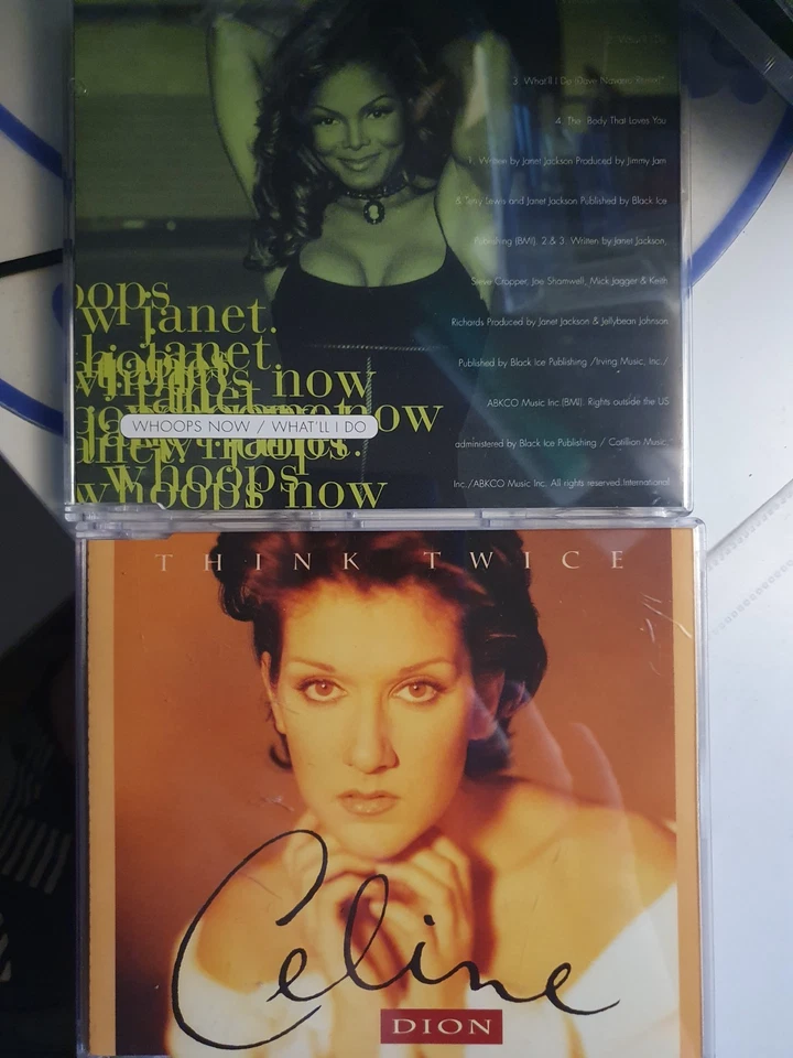 Janet Jackson - Whoops Now / What'll I Do & Celine Dion - Think Twice (W10) - Bild 1 von 2