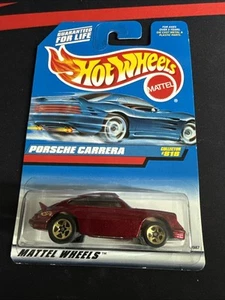Hot Wheels 1973 Porsche 911 Carrera.  '98 Blue Card. Collector #818. - Picture 1 of 2