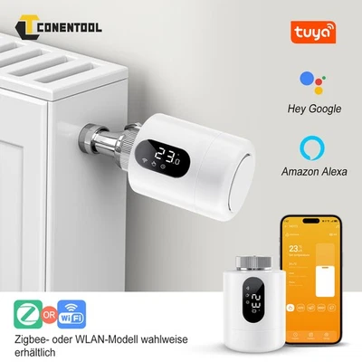 NEU HeizkörperThermostat Smart Set Tuya Zigbee Heizkörperventil für Alexa/Google - Bild 1 von 4